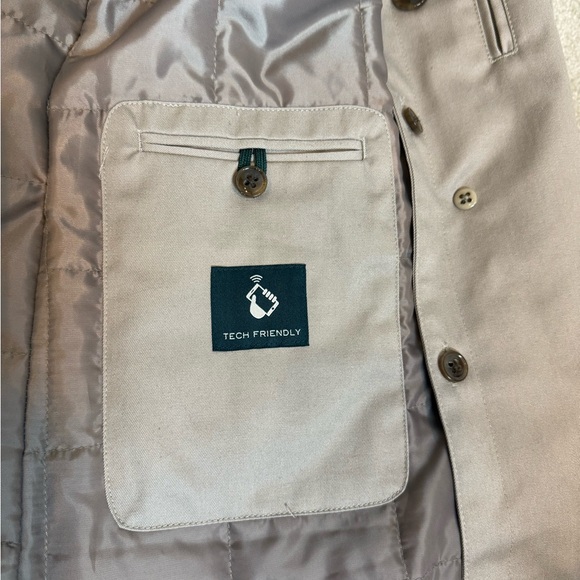 Ralph Lauren Boys Classic Beige Trench Coat Overcoat Size 12 All Weather - Picture 10 of 13